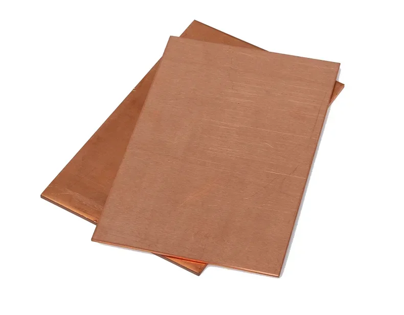Copper Sheet, 2.5mm 3mm 4mm 5mm*100*150mm T2 Thickness Copper Plate Laser Cutting  CNC Frame Model Mould DIY Contruction Pad
