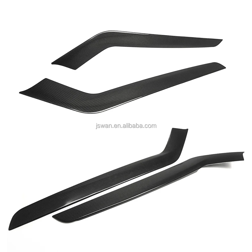 

Матовая боковая накладка центрального управления из углеродного волокна для Teslal Model 3 Highland (2024), стильное обновление интерьера