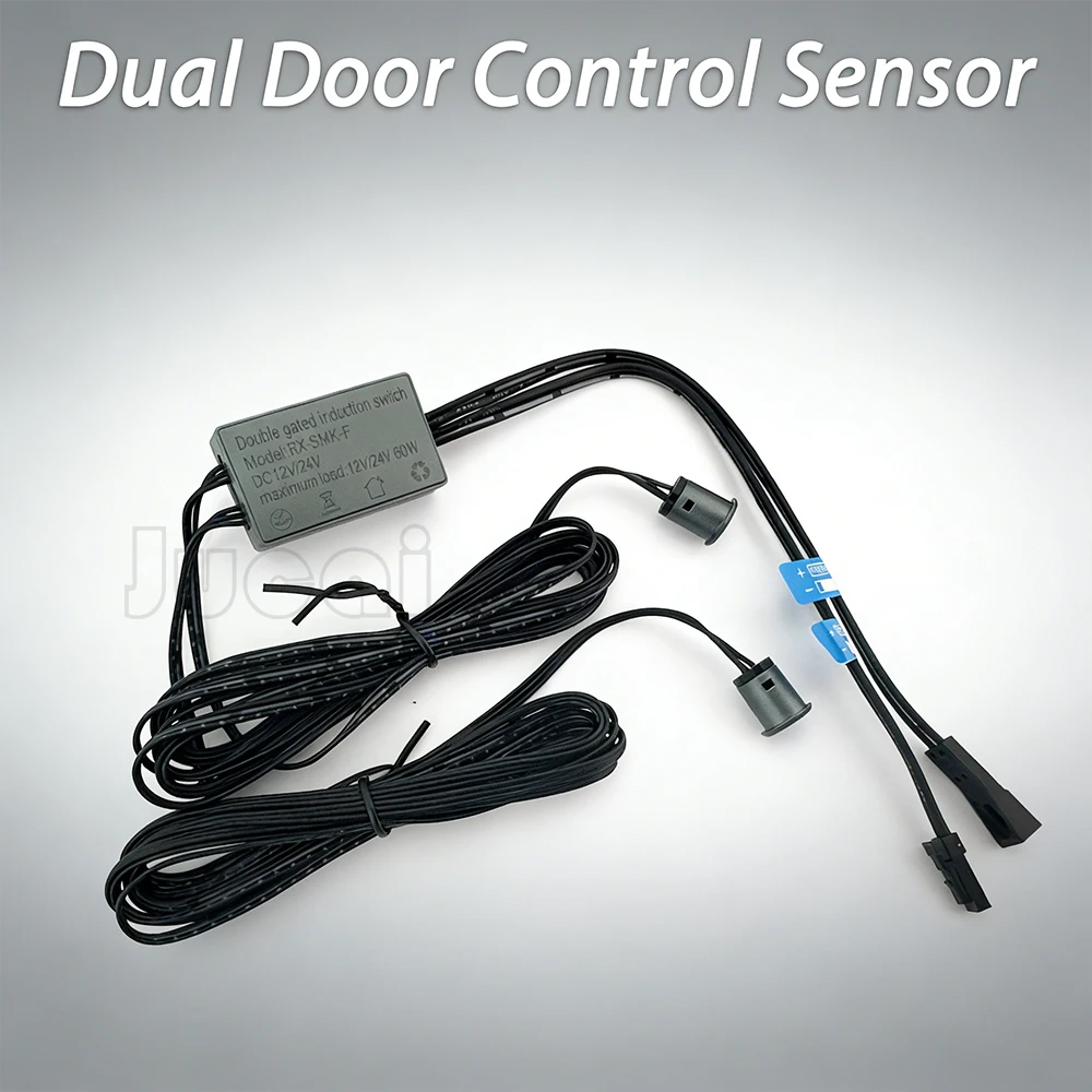 Smart LED Light Controller-Touch Control,Hand Wave,Door Open/Close Control,Stepless Dimming,5A for Wardrobe Cabinet LED Lighting
