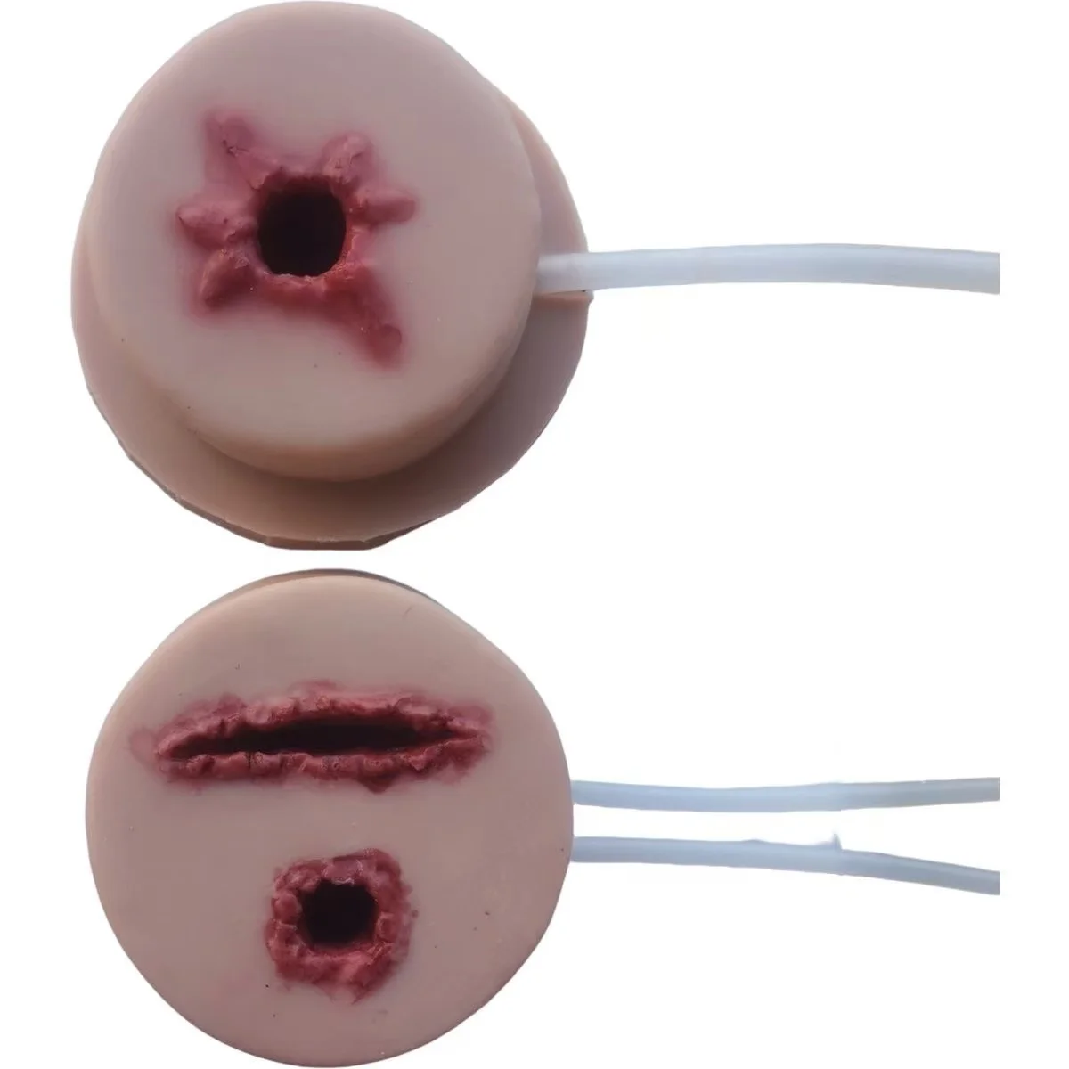 High-quality New Wound Model, Gunshot Wound Training Model, Two-in-One Wound Expose the Blood Vessels