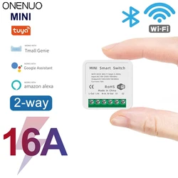 16A MINI Wifi Switch DIY Smart Home 2-way Control Relay Smart LIfe APP Control Remotely Timer Works With Alexa Google Home Alice