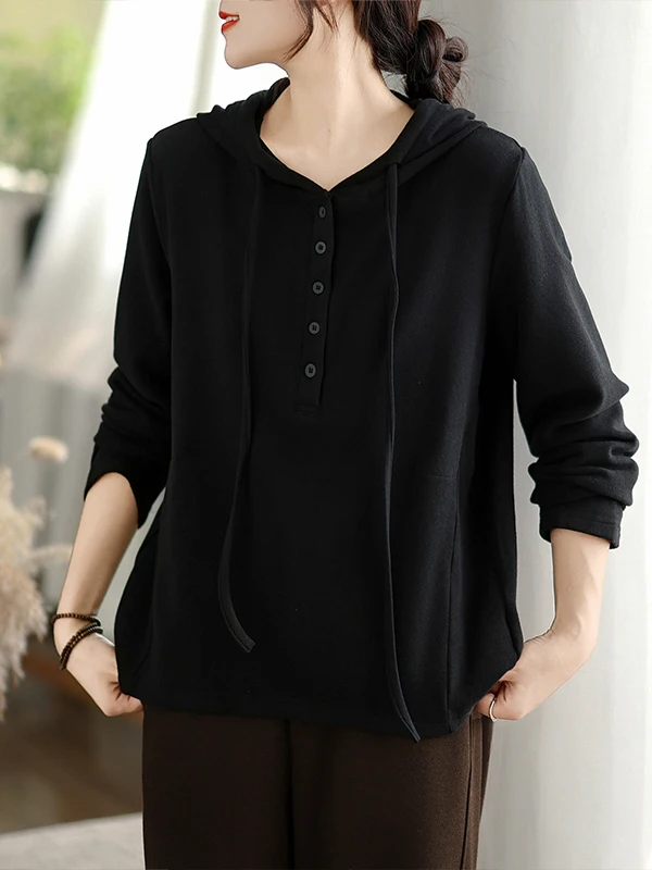 Loose Fit Long Sleeve Hoodie Women's Fashion Thermal Velvet Ladies Sweatshirt Bulk Order Tailend Stock High End Brand New Model