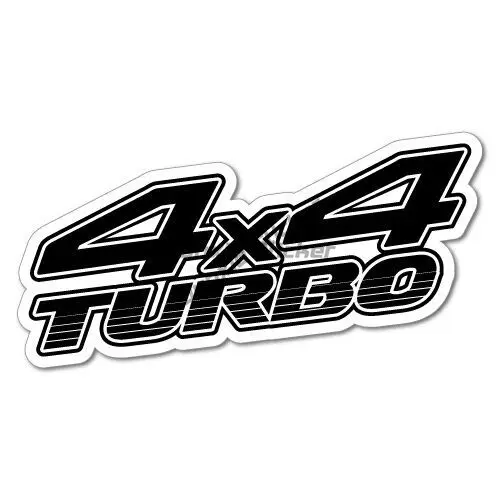 4x4 TURBO Sticker Decal 4x4 4WD Funny Ute Car accessories decoration