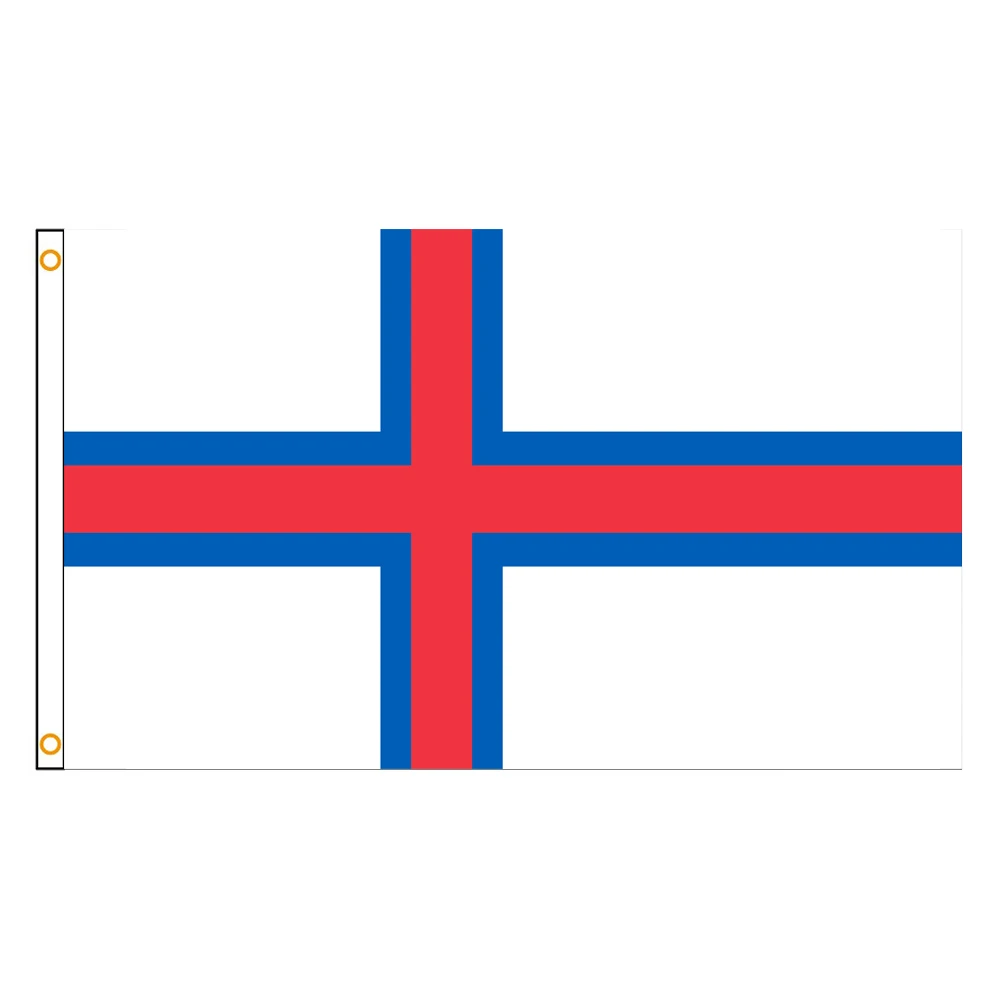 60×90 90x150 120×180CM Faroe Islands Emblem Flag Polyester Printed Banner Tapestry For Decor