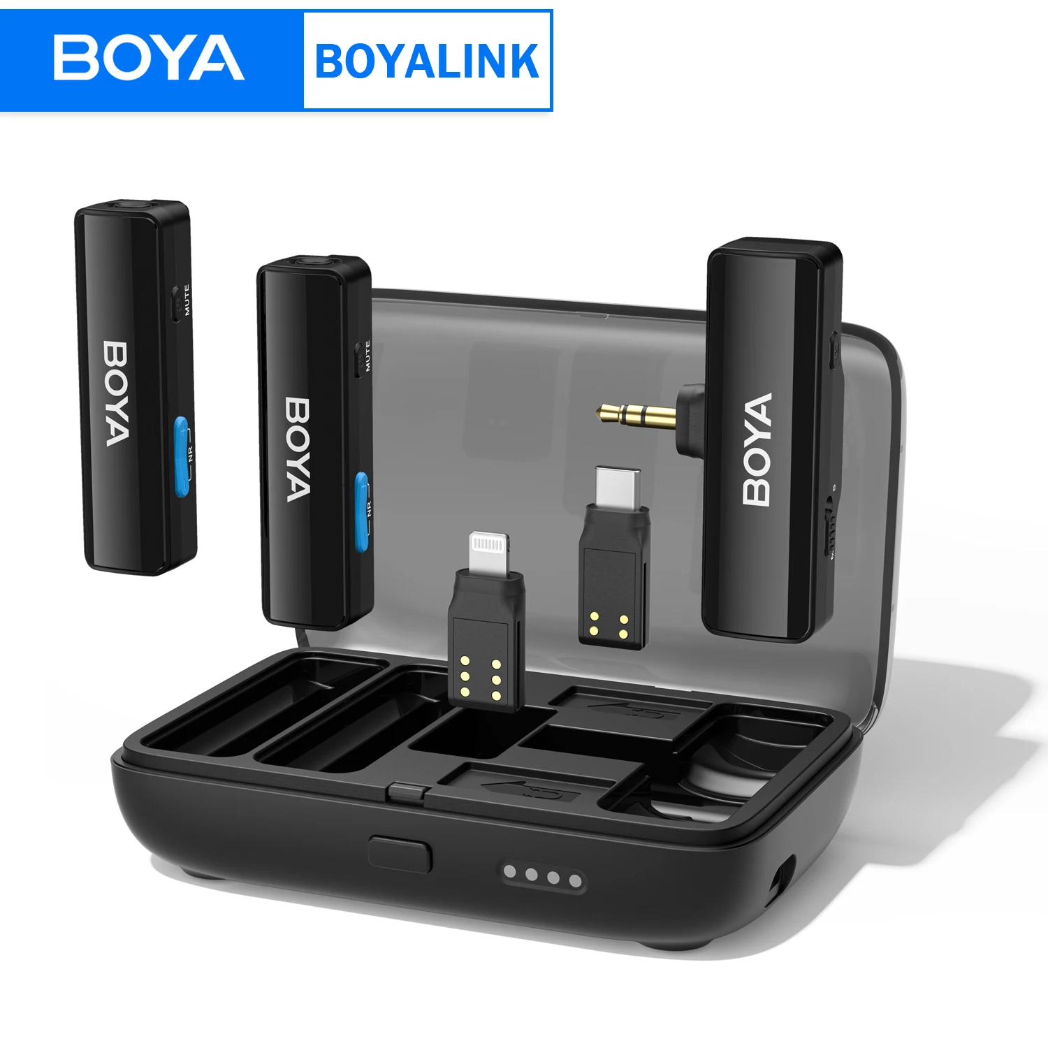 

BOYA BOYALINK Professional Wireless Lavalier Microphone System for iphone Type-c Camera Smartphone Youtube Video Recording Vlog