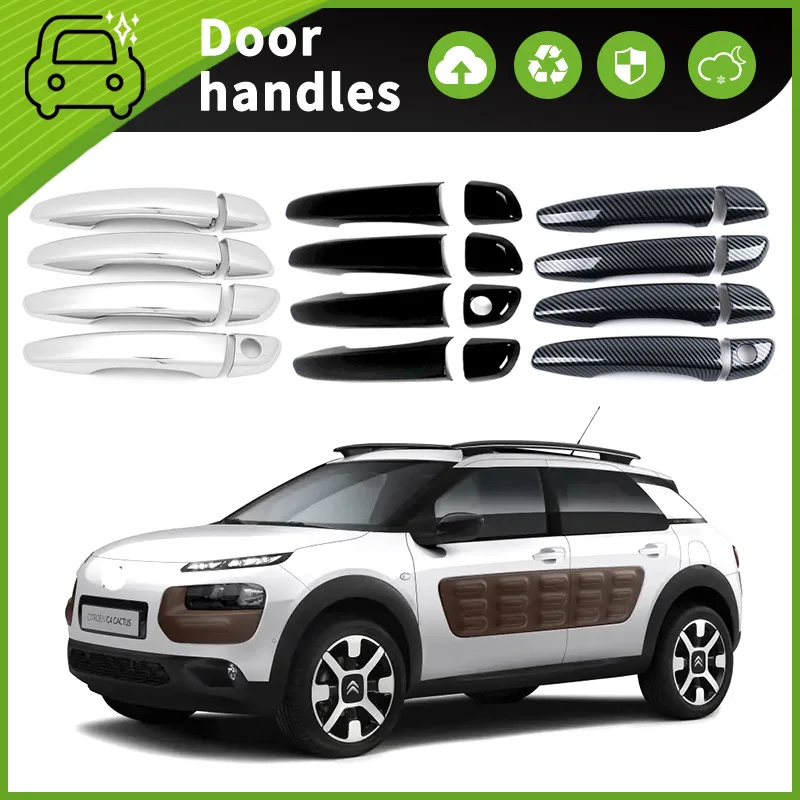 

Suitable for 14-18 Citroen C4 Cactus door outer door bowl handle decorative frame scratch protection sticker