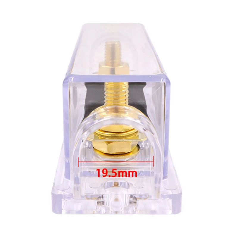 12-48V 60A/80A/100A/150A/200A/250A/300A Automobile Power Supply Type Power Amplifier Fuse 0/2/4 Gauge Fuse Holder for Cars