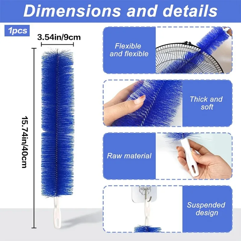 Picture 5: Bendable Fan Dust Brush Encrypted Duster Multifunctional Screen Blinds Cleaning Tool