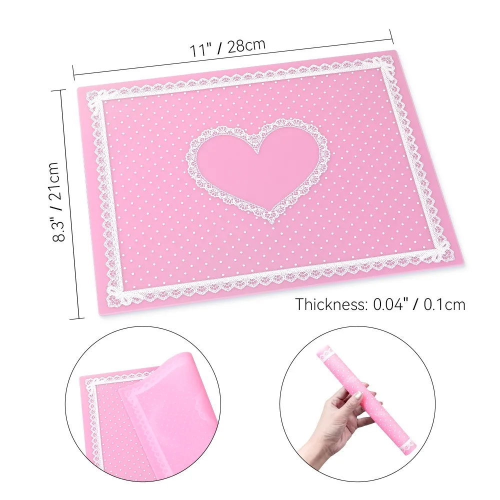 Soft Foldable Nail Art Mat Washable Anti-Slip Hand Pillow Pad Non-Slip Drainage Lace Design Nail Salon Cushion Nail Art Desk Use