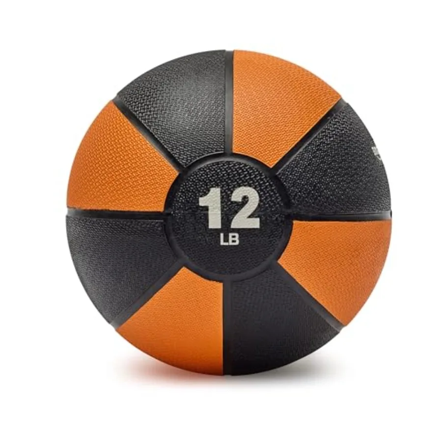 

Weighted Medicine Ball for Core Strength, Strength Training, Full-Body Workouts and Balance Exercises