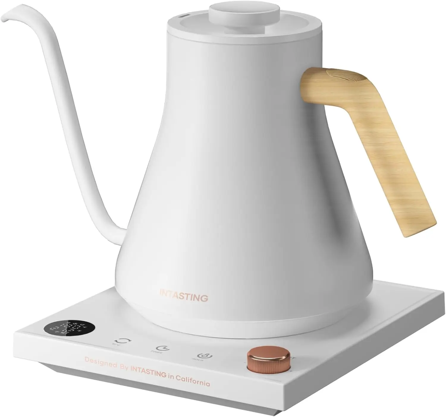 

Electric Kettles, Gooseneck Electric Kettle, ±1℉ Temperature Control, Stainless Steel Inner, Quick Heating, for Pour Over
