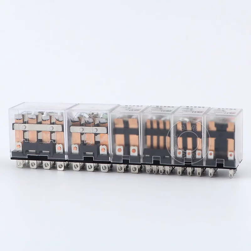 Small Relay Intermediate Electromagnetic Relay With Base HH52P/53P/54P/62P/JQX-13F/64P 12V24V