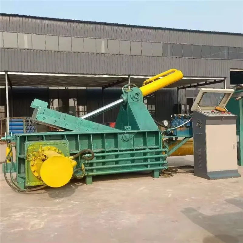 Customized Waste Metal Aluminum Compactor Baler Scrap Iron Hydraulic Compressing Baler Machine Metal Briquetting Machine