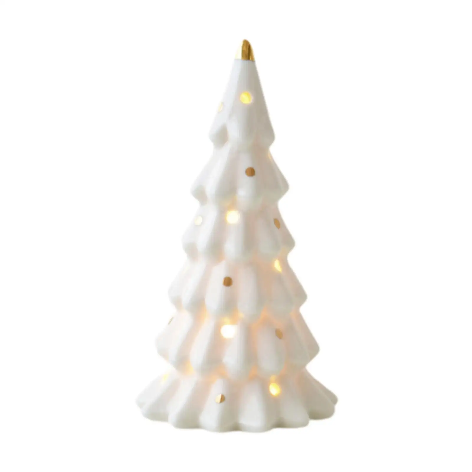 Light up Christmas Decoration Desktop Ornament for Shelf Living Room