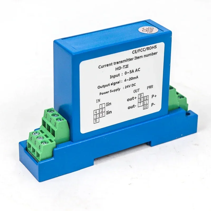 Split core ac 0-20a hall effect dc current sensor 0 10v