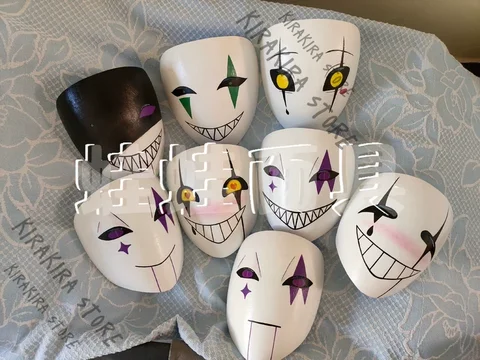 Pierrot mask - купить недорого | AliExpress