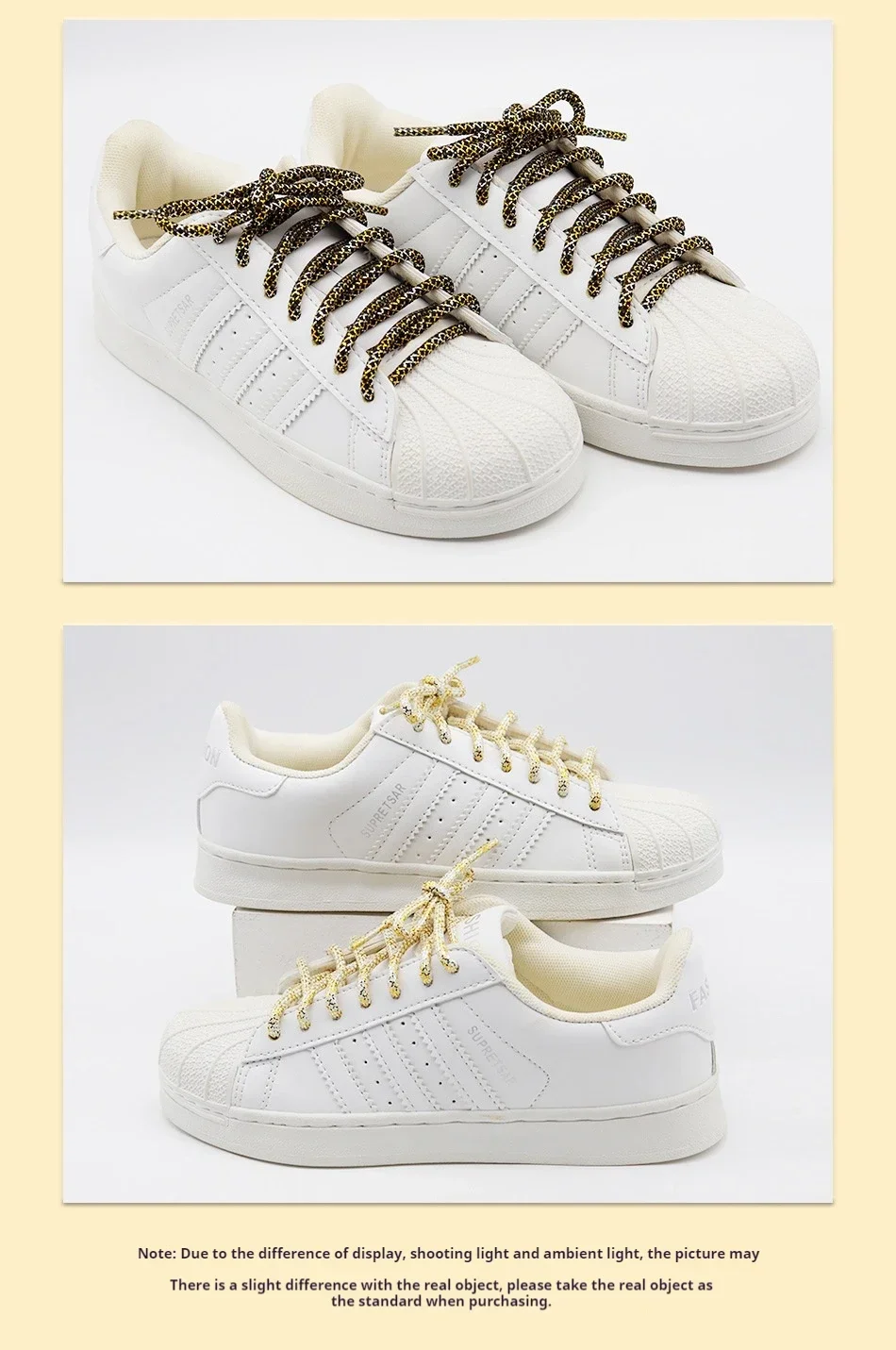 Glitzernde runde Schnürsenkel, glänzende geflochtene Ersatz-Schnürsenkel, modische dekorative Schnürsenkel für Sneaker und Freizeitschuhe – Detail 9