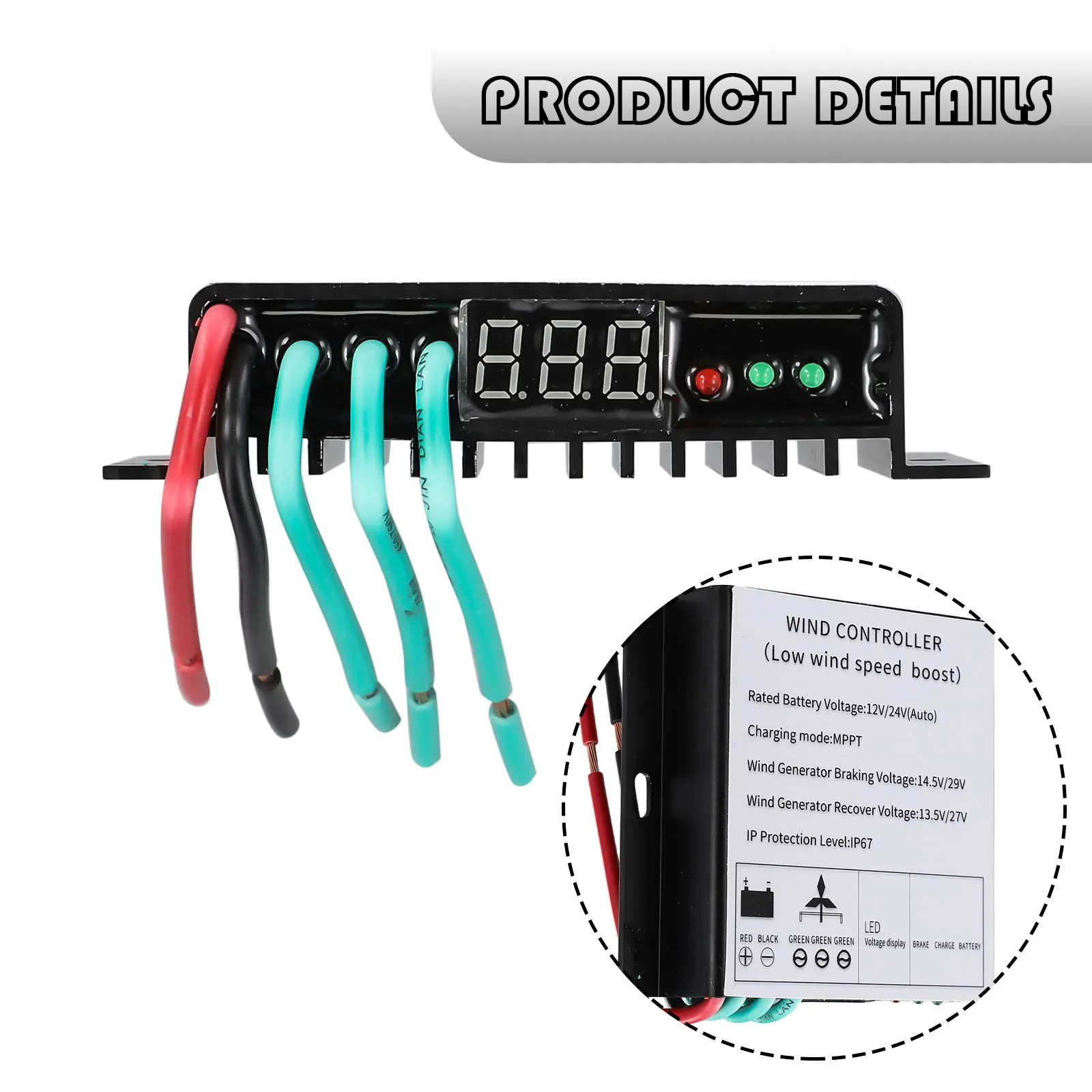 

Revolutionary MPPT Wind Turbine Controller Boost Charging Capacity IP67 Waterproof Enjoy Stable and Safe Power Generation