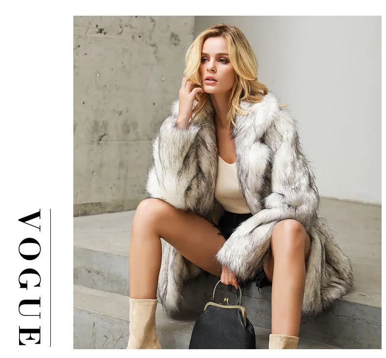 2024 Thick Fur Coat Female Classic Elegant Casual Faux Fur Jackets Wide Waist Style With Long Full Sleeve O Neck Warmest Coats