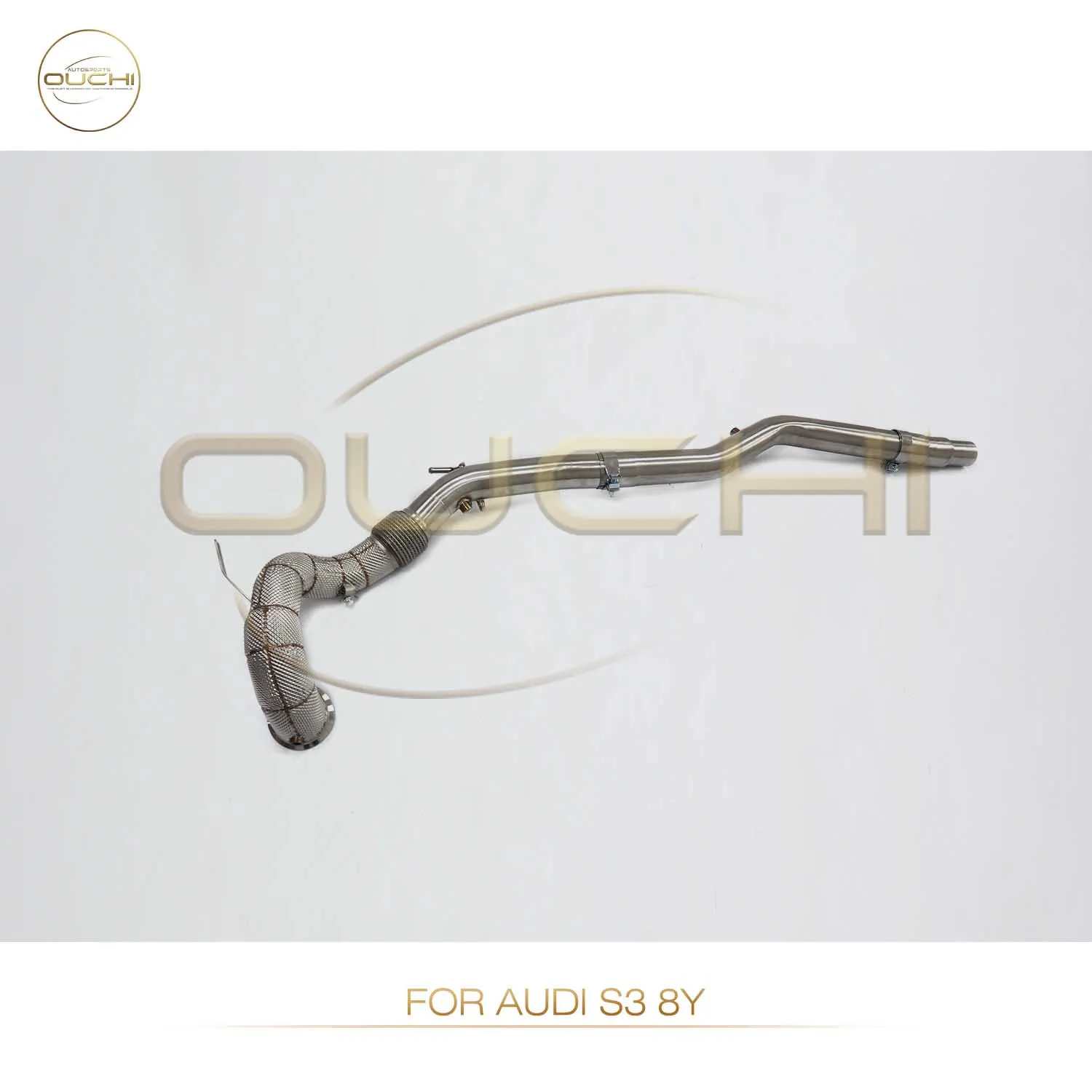 

Ouchi Factory direct sales Stainless Steel Downpipe for AUDI S3 8Y Performance Exhaust Part