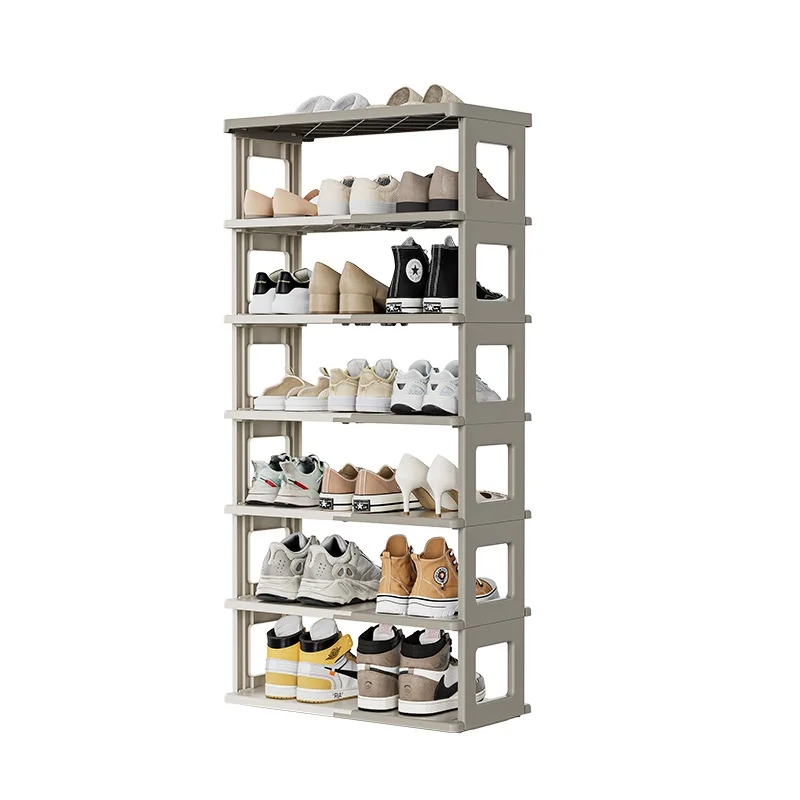 

LW2 Modern simple foldable shoe rack for home use, simple multi-layer shoe storage rack, plastic, no installation required