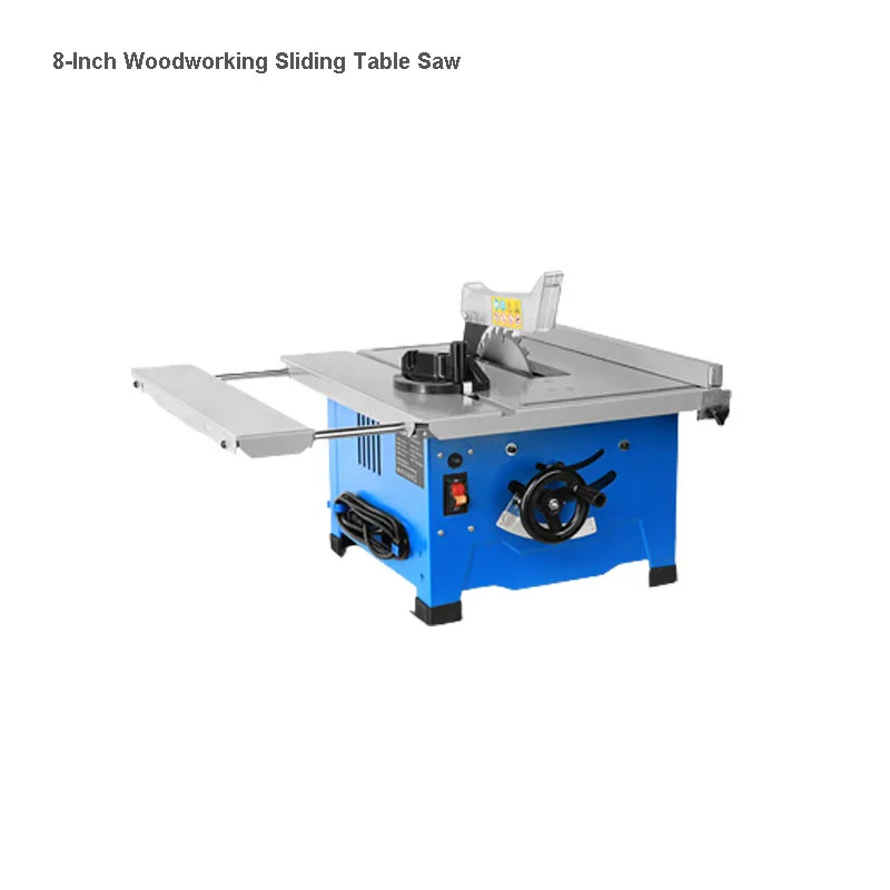 

1400W 8-Inch Household Woodworking Sliding Table Saw Electric Multi-Function Precision Dust-Proof Decoration Cutting Machine