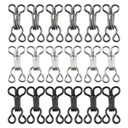 100pcs Invisible Sewing Hook and Eye Closure for Clothing Bra Jacket Hooks Replacement Sewing Craft Buckle Garment Accessories