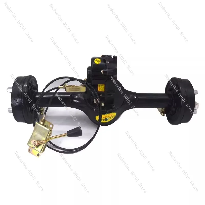 Electric Tricycle Rear Axle Assembly Increased 1 Ton Climbing King 6 Teeth 180 Brake Drum Brake Shift Load High Power