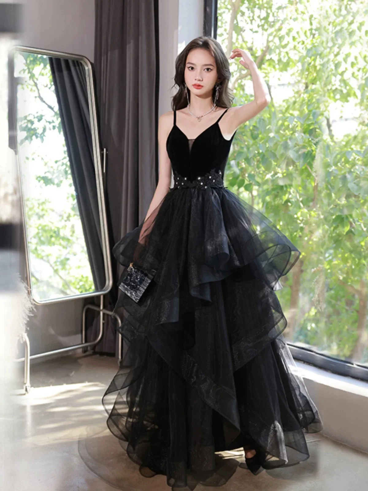 Hot sale No.19 evening dress for women 2024 new style temperament lady dress high-end party toast dress