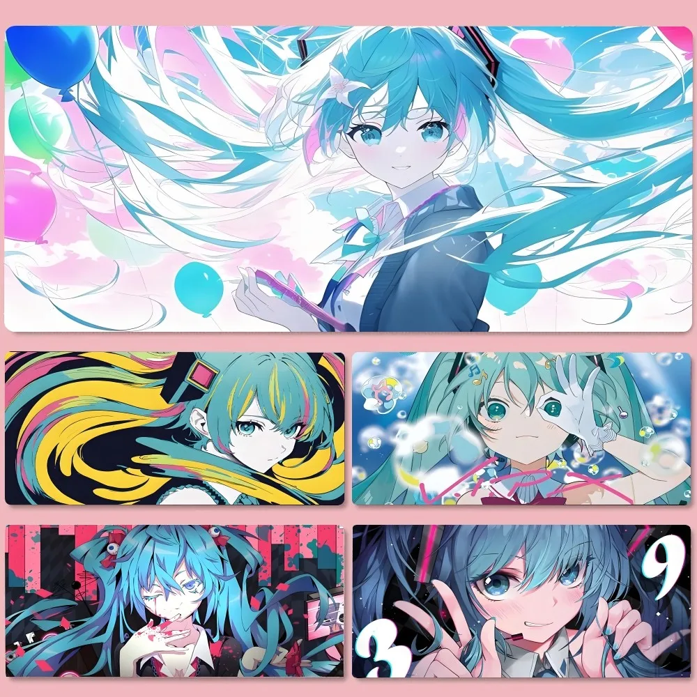 

H-Hatsune M-Miku V-virtual Idol Mousepad New Arrivals Large Gaming Mousepad L XL XXL Gamer Mouse Pad Size For Keyboards Mat