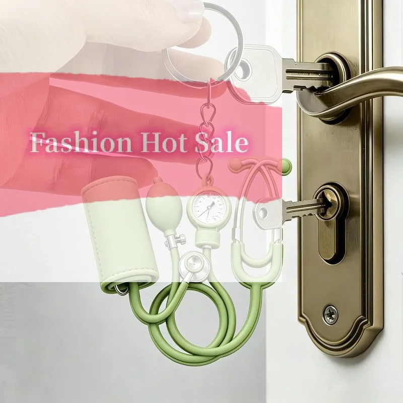 Fashion 2D Acrylic  Keychain With Cute Stethoscope Design For Nurses Doctors Appreciation Gifts