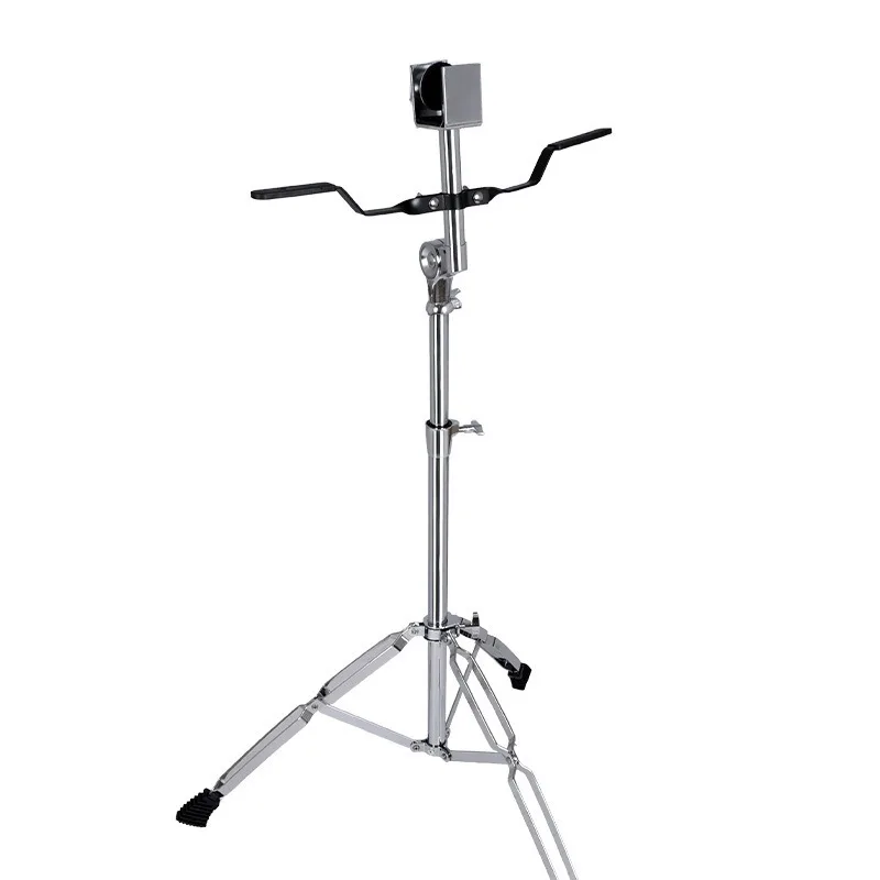 Suporte de tambor bongo de metal, altura ajustável, portátil, leve, antiderrapante, suporte para instrumento, adequado para desempenho de prática