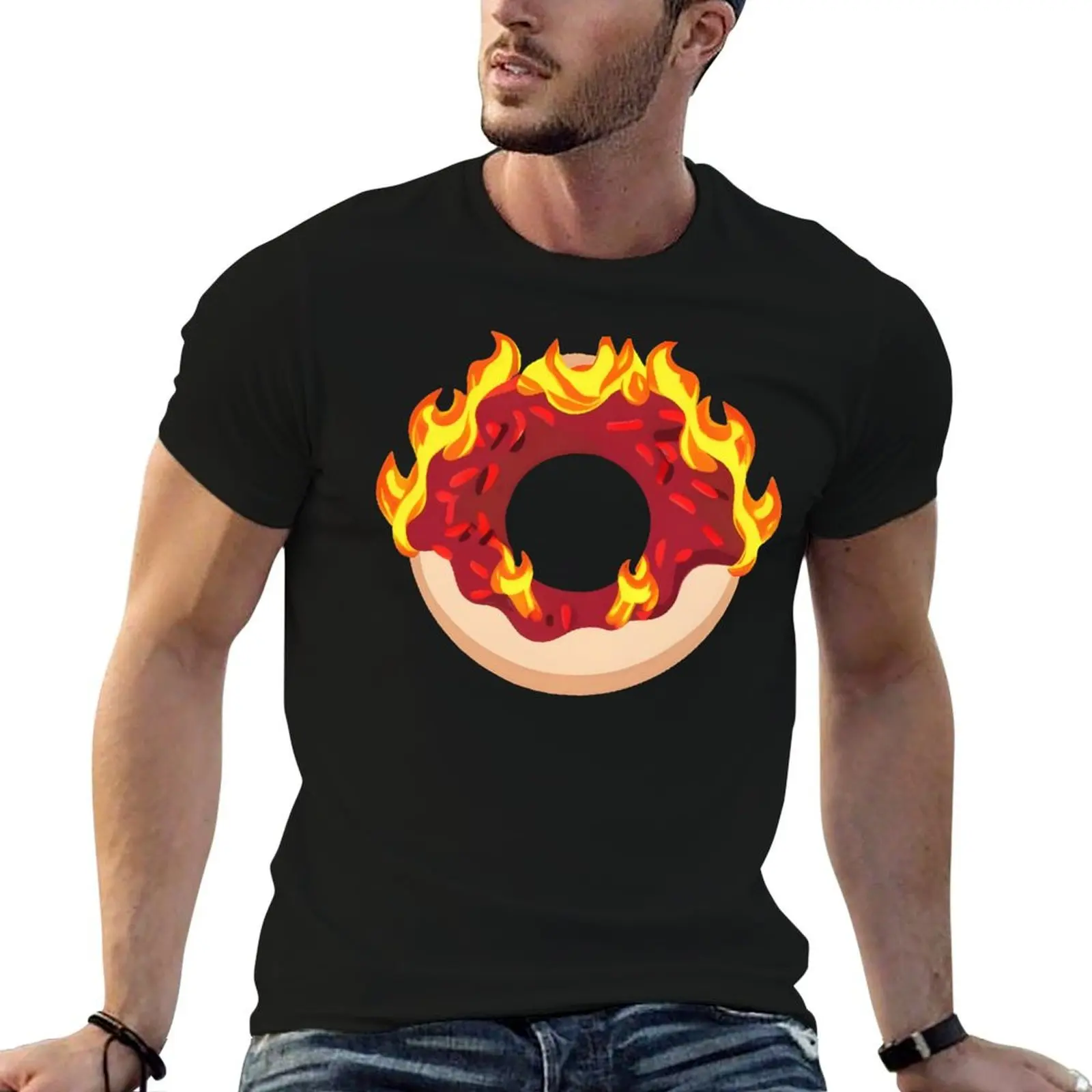 Ace The Donut Lava Cream T-Shirt Festive Simple T-Shirt
