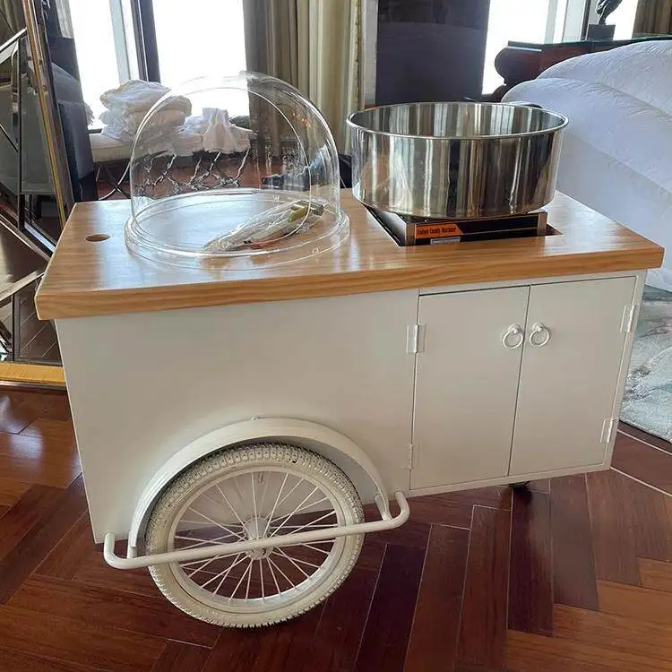 Carrito de Postres y Dulces, Carrito de Maíz, Carrito de Comida para Cafetería, Carritos de Venta de Comida en Venta