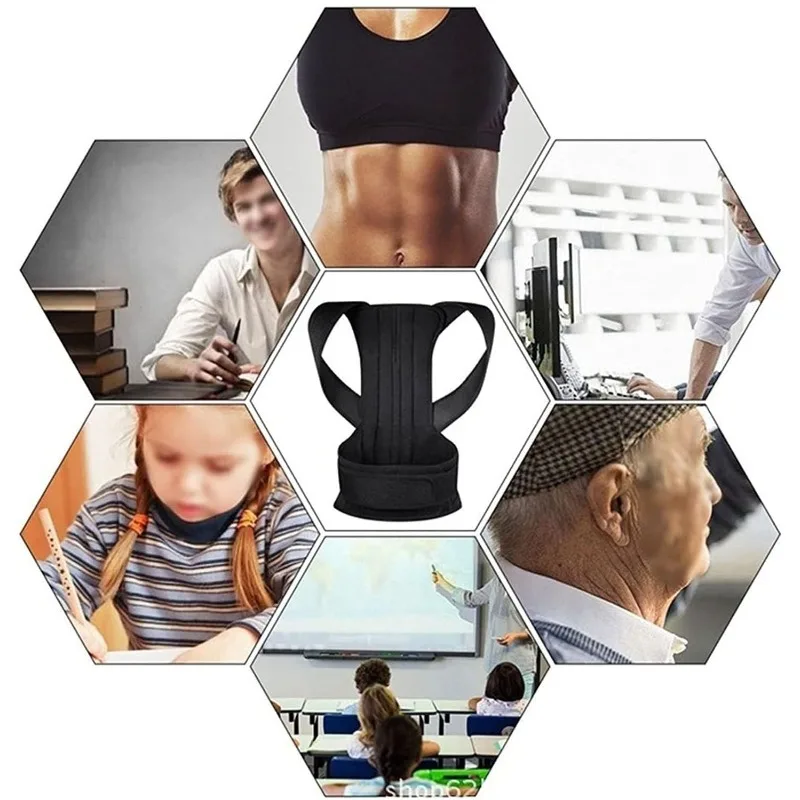 قابل للتعديل مصحح الوضعية تنفس حزام دعم الظهر للنساء الرجال للجنسين العظام محاذاة الصحة المعونة حزام داعم الظهر #6