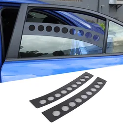 Aluminum Alloy Car Rear Side Window Ventilation Panel Decoration Modification Accessories For Subaru WRX 2021 2022 2023