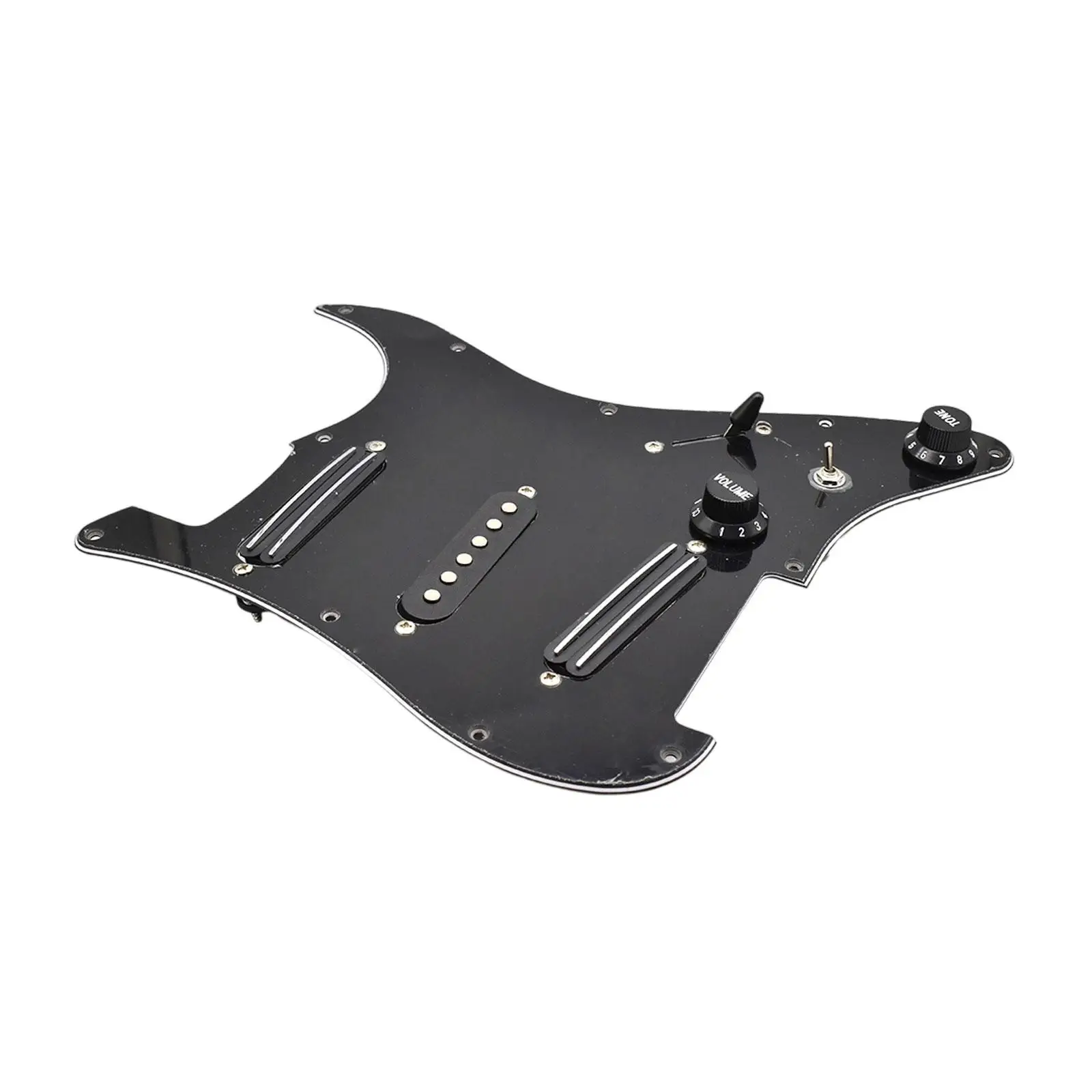 SSS Prewired Pickguard Pickup Guard Plate Electric Guitar Scratchplate Loaded for Tone Flexibility and Easy Installation