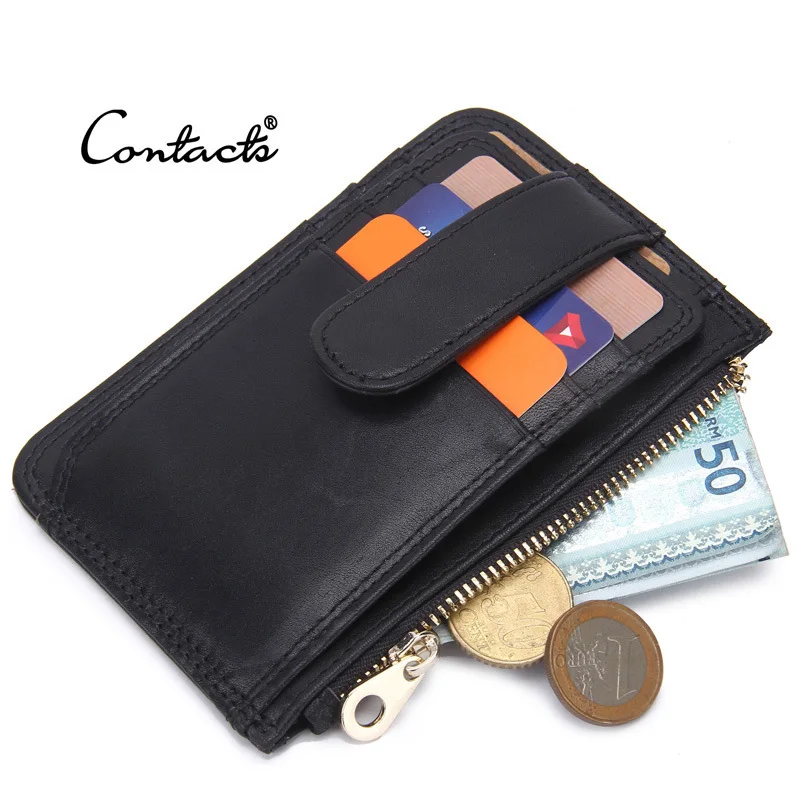 New Fashionable Leisure True Pickup Bag Card Cover Multi Functional Buckle Zipper Ultra Thin Small Wallet Purse Womens Card Bag