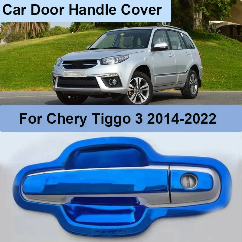 

Аксессуары для Chery Tiggo 3, J11 DR EVO5 2014-2022 2019 2020, роскошная крышка дверной ручки, защитные наклейки, автомобильные аксессуары