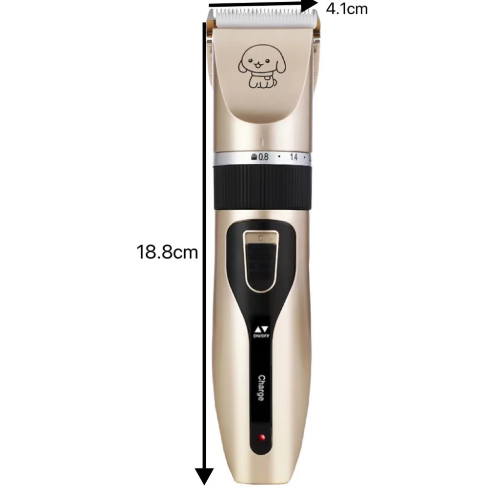 Dog Shaver Clippers Low Noise Rechargeable Cordless Electric Quiet Hair Clippers Set for Dogs Cats Pets