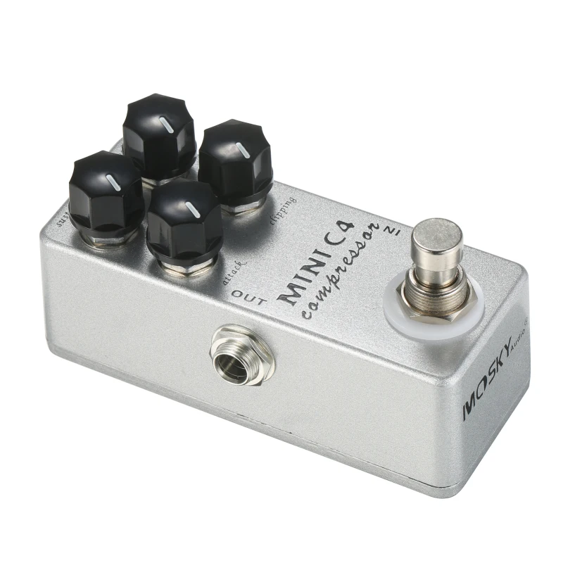 MOSKYAudio MINI C4 Compressor Guitar Effect Pedal True Bypass