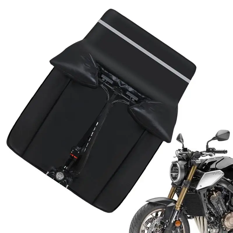 

Winter Battery Bike Wind Protector Thickened Foldable Windshield With Bottom Slit & Built-in Pocket Winter Accessories For Bikes