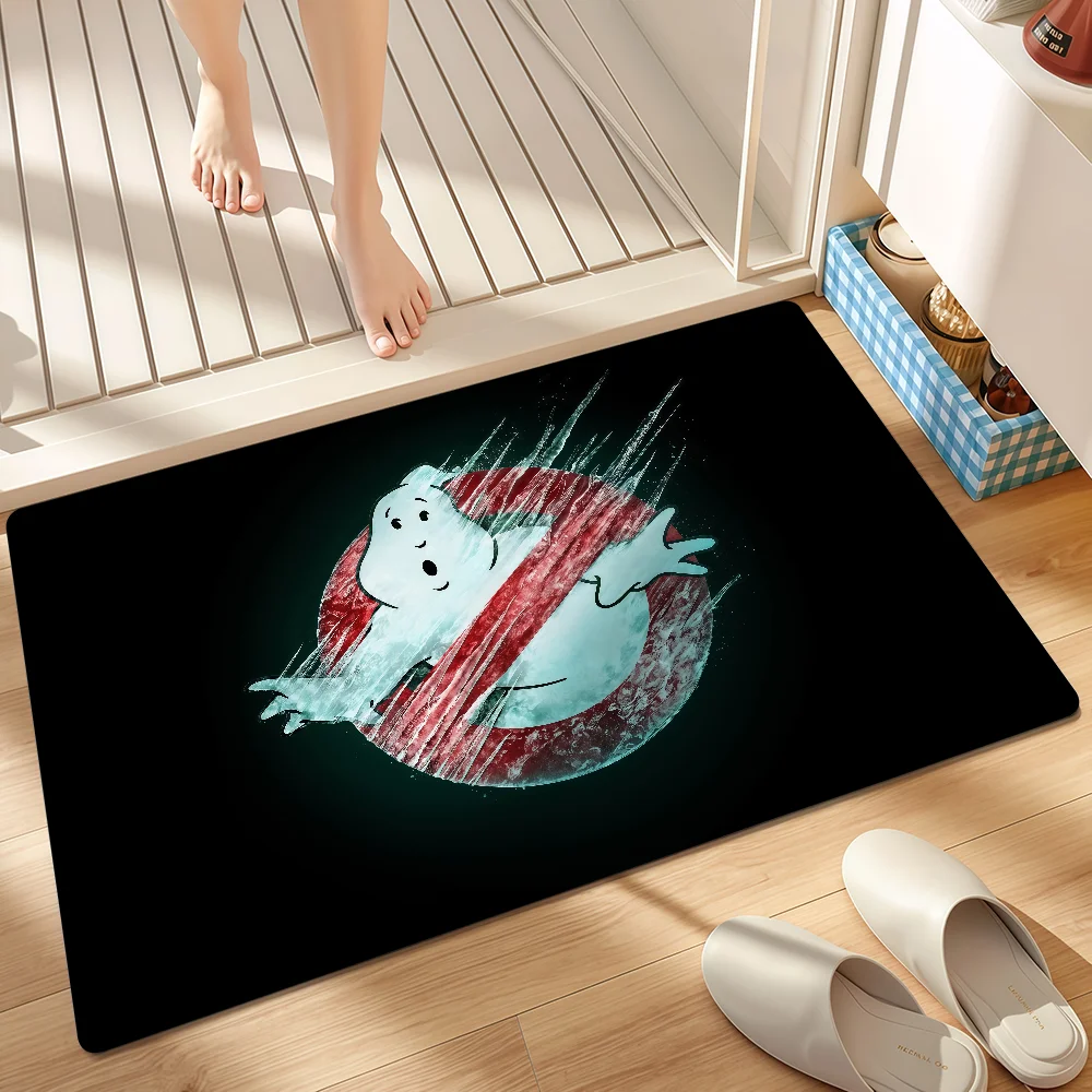 Alfombra de Entrada con Diseño de los Cazafantasmas, para Dormitorio, Baño, Pasillo, Alfombra de Piso, Alfombra de Salón, Balcón