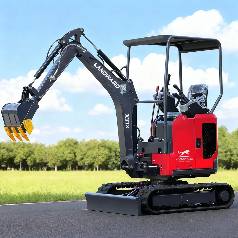 

Free Shipping 1.8 Ton Mini Excavator New Micro Mini Digger 3.5 Ton Small Hydraulic Crawler Excavator 2.5 Ton Customized For Sale