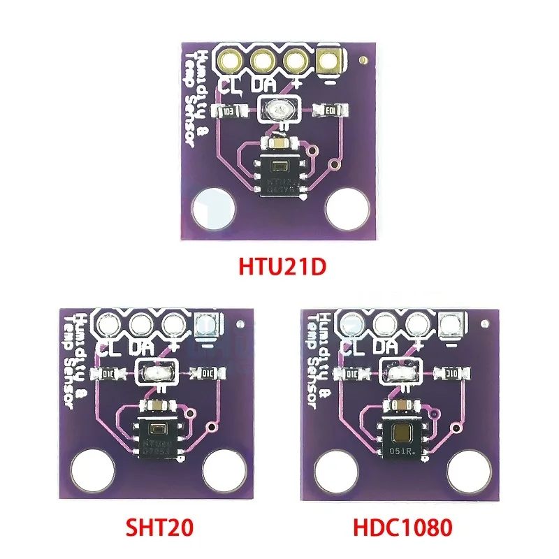 1PCS HDC1080 SHT20 HTU21D Temperature And Humidity Sensor Module I2C Digital High Precision Sensor Module