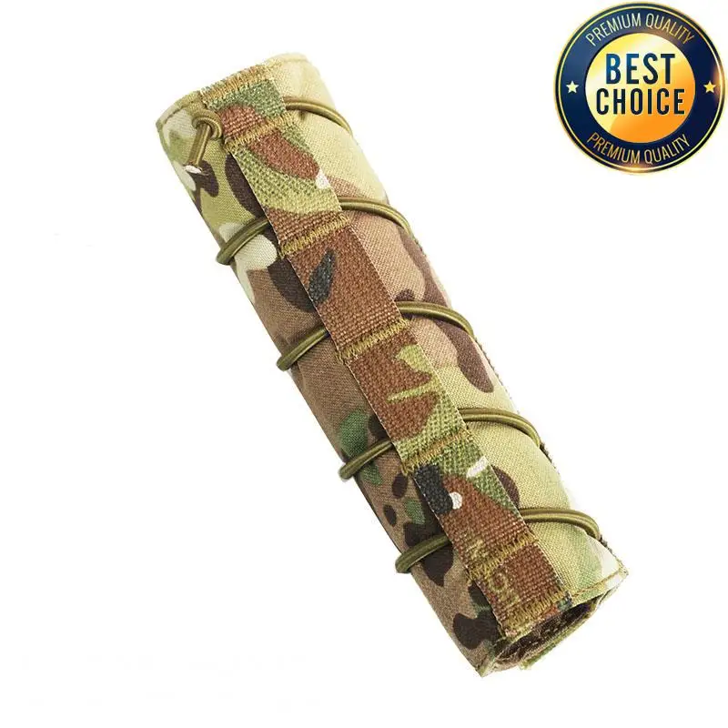 1000D Tactical Airsoft Suppressor Cover Sniper Airsoft Silencer Protector Cover Case Camouflage for Hunting Shooting