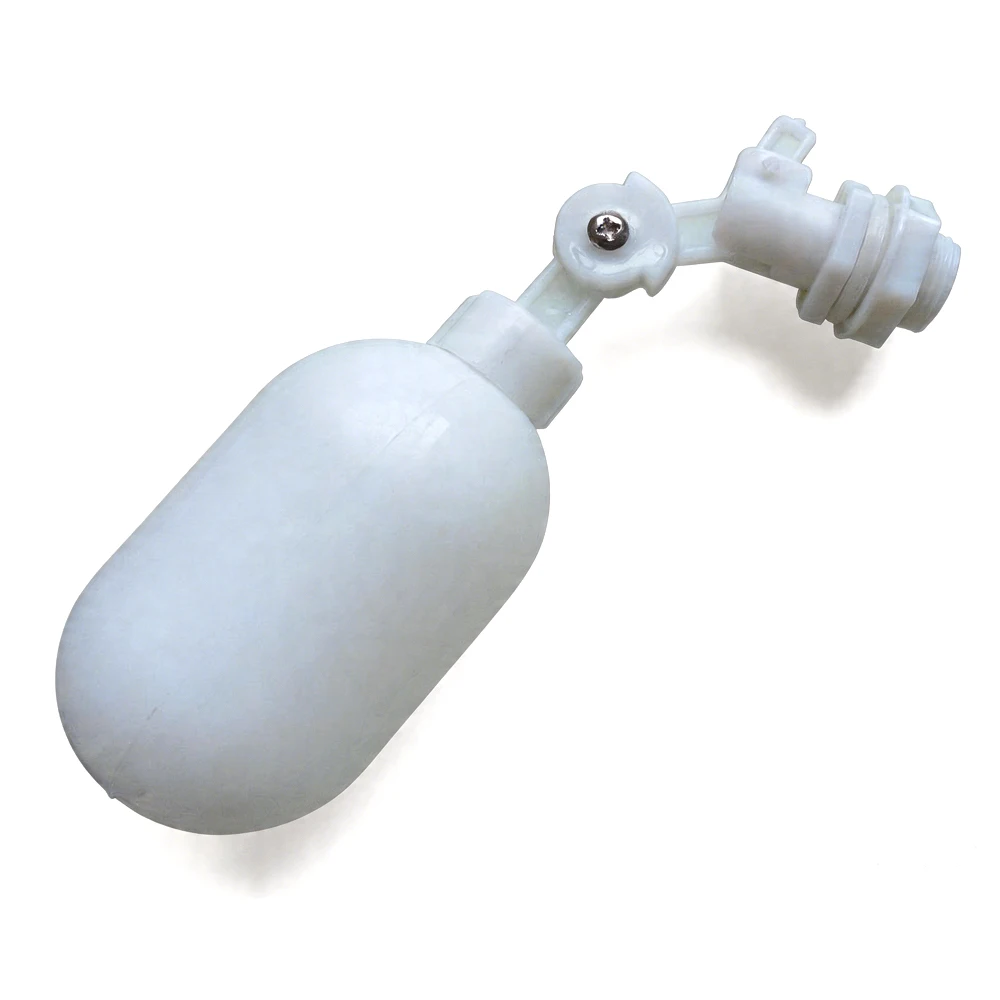 1/4 inches inlet Float Valve White Plastic Adjustable Auto Fill Float Ball Valve Water Control Switch For Water Tower Tank