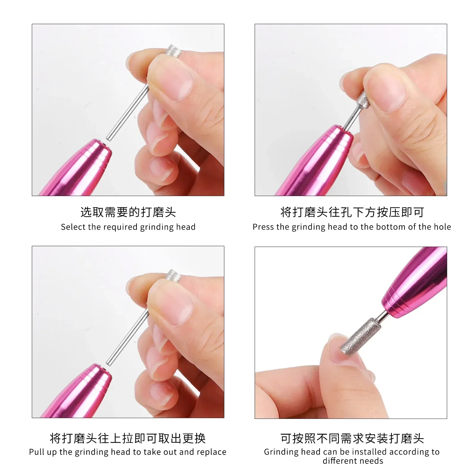 Manicure boor polijstmachine, nagelriem nagel boorapparatuur, nagel E - vijl slijpmachine set, elektrische nagelboormachine