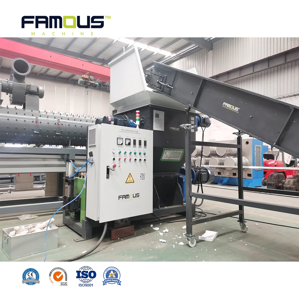 Machine de broyeur de mousse EPS, compacteur EPS, machine thermofusible EPS