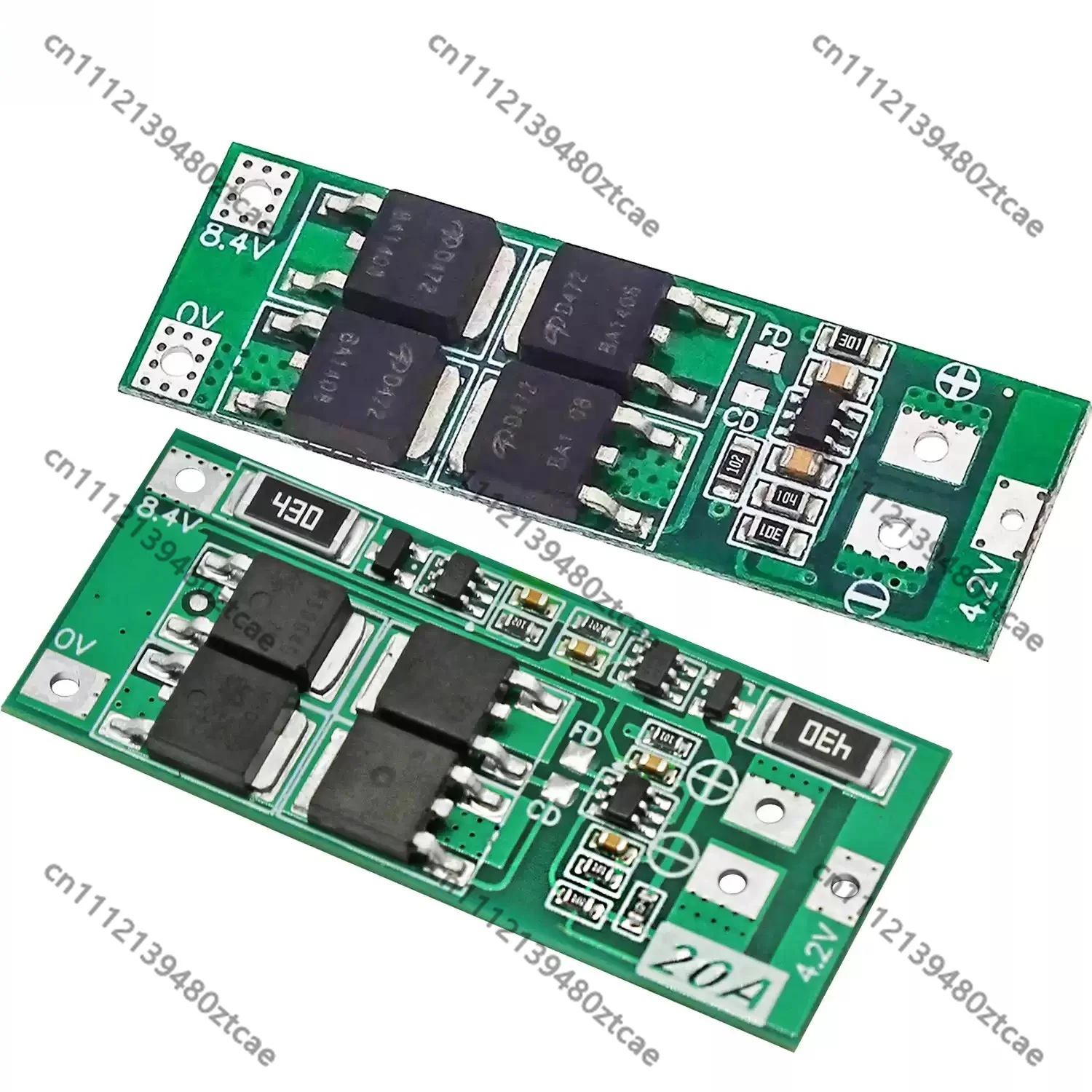 2S 20A BMS Protection Board 7.4V 8.4V 18650 Lithium Battery Balance Charge Discharge Module